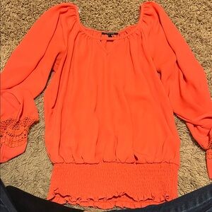 Women's Orange Blouse